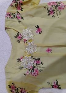 Floral Yellow Top