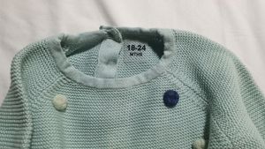 Imported Baby Girl Sweater.  Size 18 To 24 Months.