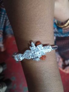 Silver Lord Murugan  Bracelet