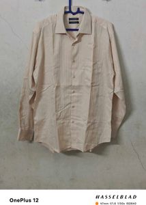 FINE Cotton Excalibur Striped Shirt XL 42