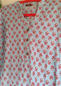 Floral Print Tunic Top