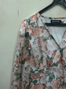 Floral Print Mini Dress