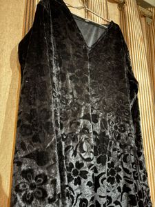 Floral Velvet Dress