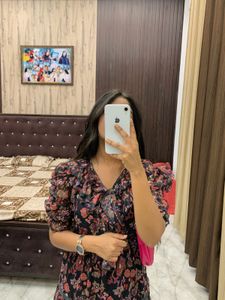 Floral Tiered Midi Dress
