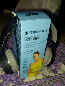 Zebronics Black Wired Headphones
