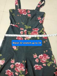Floral Jumpsuit New Condition Size For S &amp; M