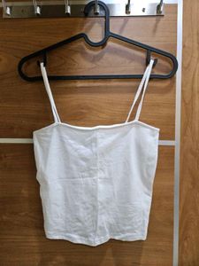 White Spaghetti Strap Top