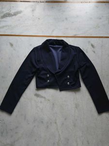COMBO Navy Blue Bodycon Dress, Cropped Blazer Se