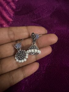 Earrings multicolor Jhumkas Set of 4