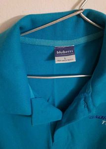 Blue Polo Shirt Mens