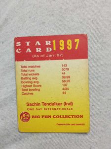 Big Fun Cricket Cards Collection