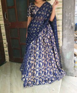 Elegant Blue Lehenga Choli