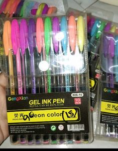 4 Set Of Neon Pens