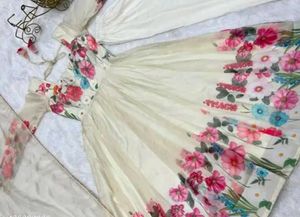 New Stayle Beautiful Women Gown Dress Inpoted Dres