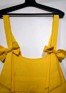 Yellow Sundress with Bows