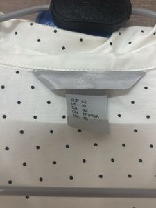 Formal Shirt White With Black Dots