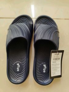 New Unused Styli Blue Men's Slides Size 8