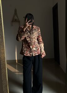 TAPESTRY Orange FLORAL JACKET 🍊