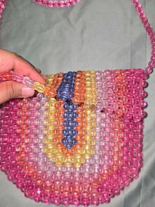 Beaded Crossbody Bag