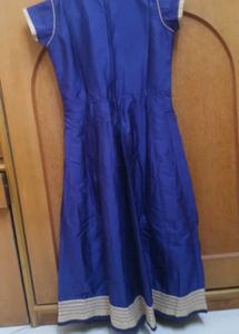 Purple Anarkali Kurta Pant Set