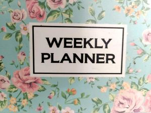 Nourish Pretty Floral Weekly Planner