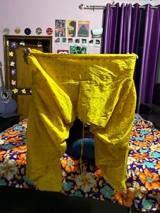 Yellow Banarsi Suit (with dupatta And Shalwar)