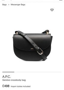 A.P.C. Geneve Crossbody Bag