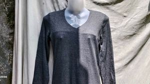 I. Elegant Grey Midi Dress