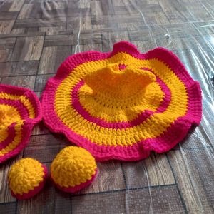 Handmade Crochet Dress Set