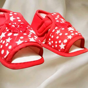 Red Star Baby Sandals