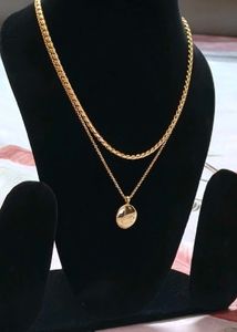 AND Contempo Layered Gold plated Necklace