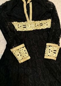 Beautiful Black Frock For Girls