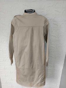 Imported Khaki Shirt Dress