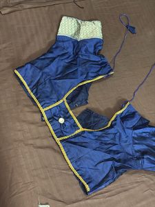 Blue Saree With Blouse