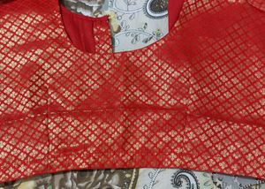 🥰😍Versatile Red Brocade Blouse