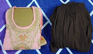 Embroidered Readymade Kurta Set