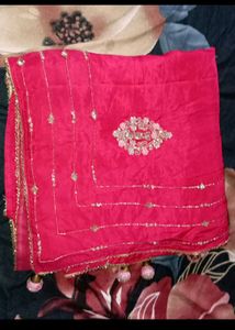 Pink Saree For Parties