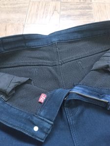 Women Flared High Rise Black Jeans