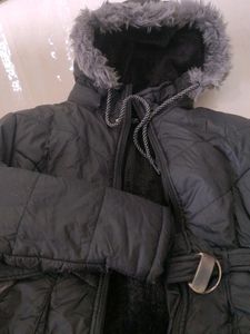 Black Hooded Jacket
