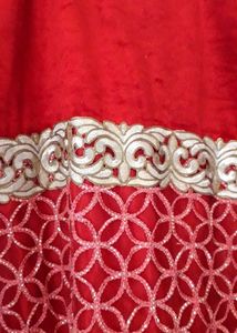 Red Straight Kurti