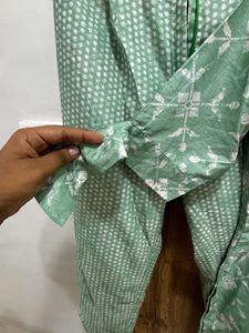 Muslin Silk Stylish Kurta Pant