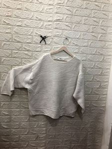 off white zara Knit Top🕶️‼️