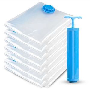 🆕Vacuum Bags for Travel with Hand Pump Airtight