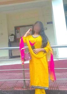 Yellow & Pink Salwar Kameez