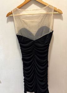 Elegant Black Imported Party Dress