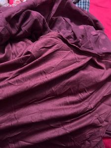 Maroon Sheer Top