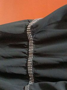 Elegant Maxi Dress With Rhinestones(Slit Legs)
