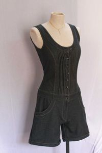 Denim Romper