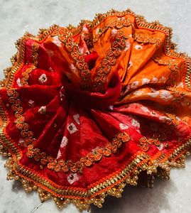 Laddu Gopal Fancy Dress Size 3,4,5 Colours Orange