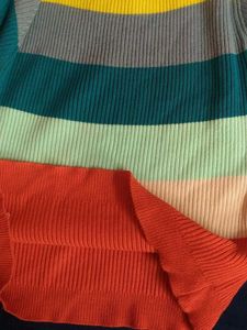 Striped Ribbed Knit Top